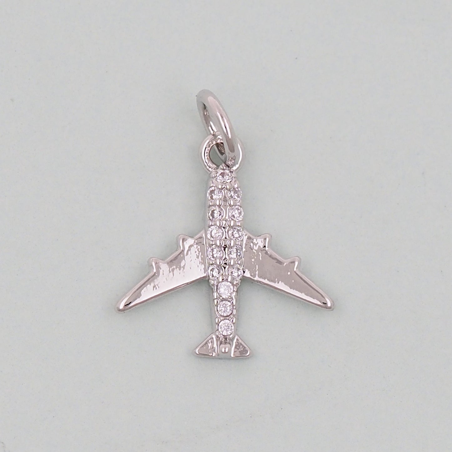Silver airplane Charms,airplane Pendant,airplane Charm Bracelet Necklace for DIY Jewelry Making Supply