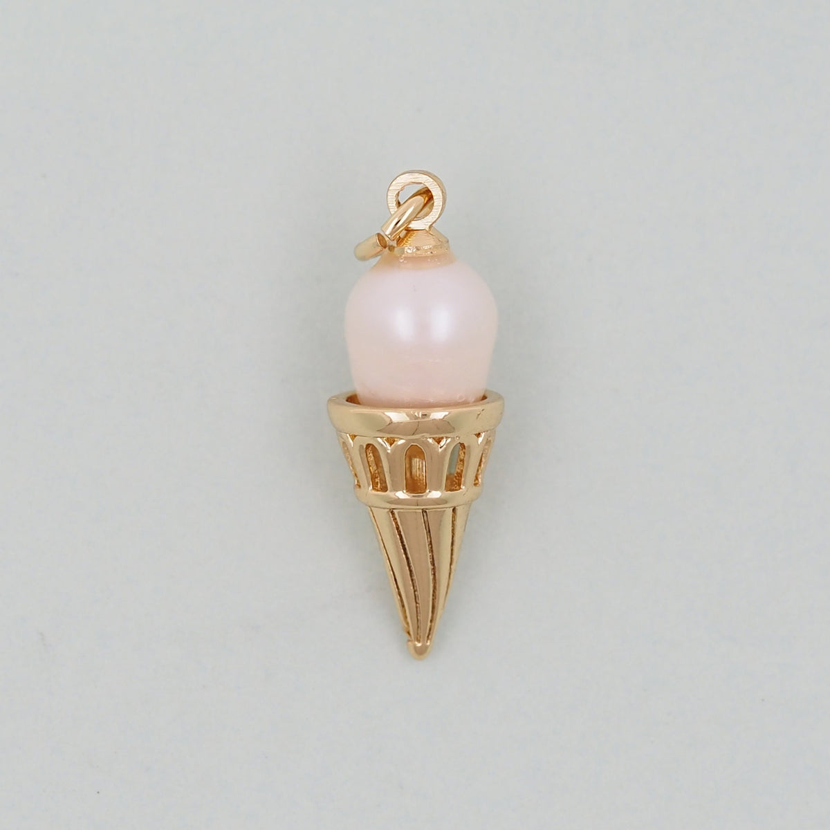 18K Gold Filled Hand Charm Pendant for Jewelry Making