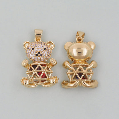18K Gold Filled Hand Charm Pendant for Jewelry Making