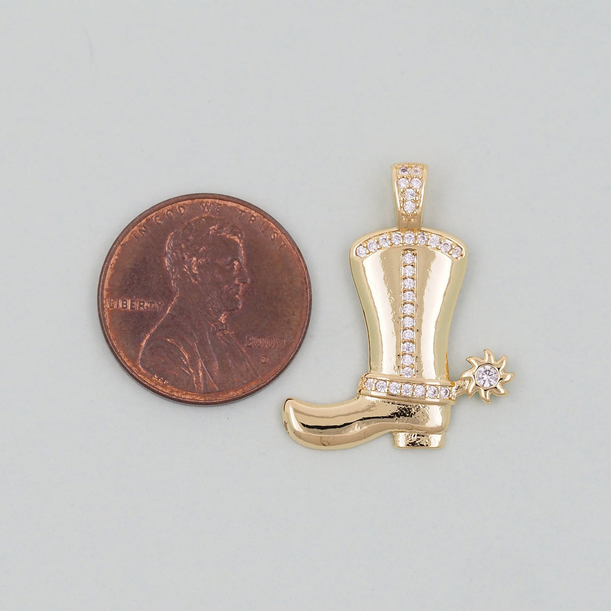 18K Gold Filled Hand Charm Pendant for Jewelry Making
