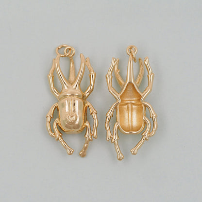 18K Gold Filled Charm Pendant for Jewelry Making