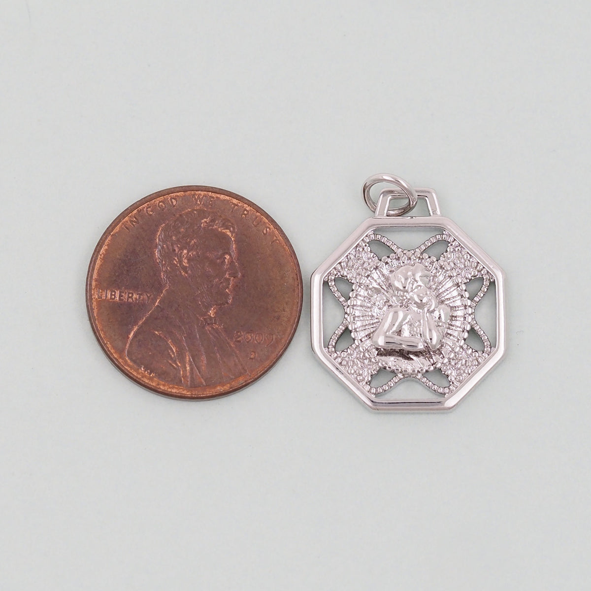 18K Gold Filled Angel Charm Pendant for Jewelry Making
