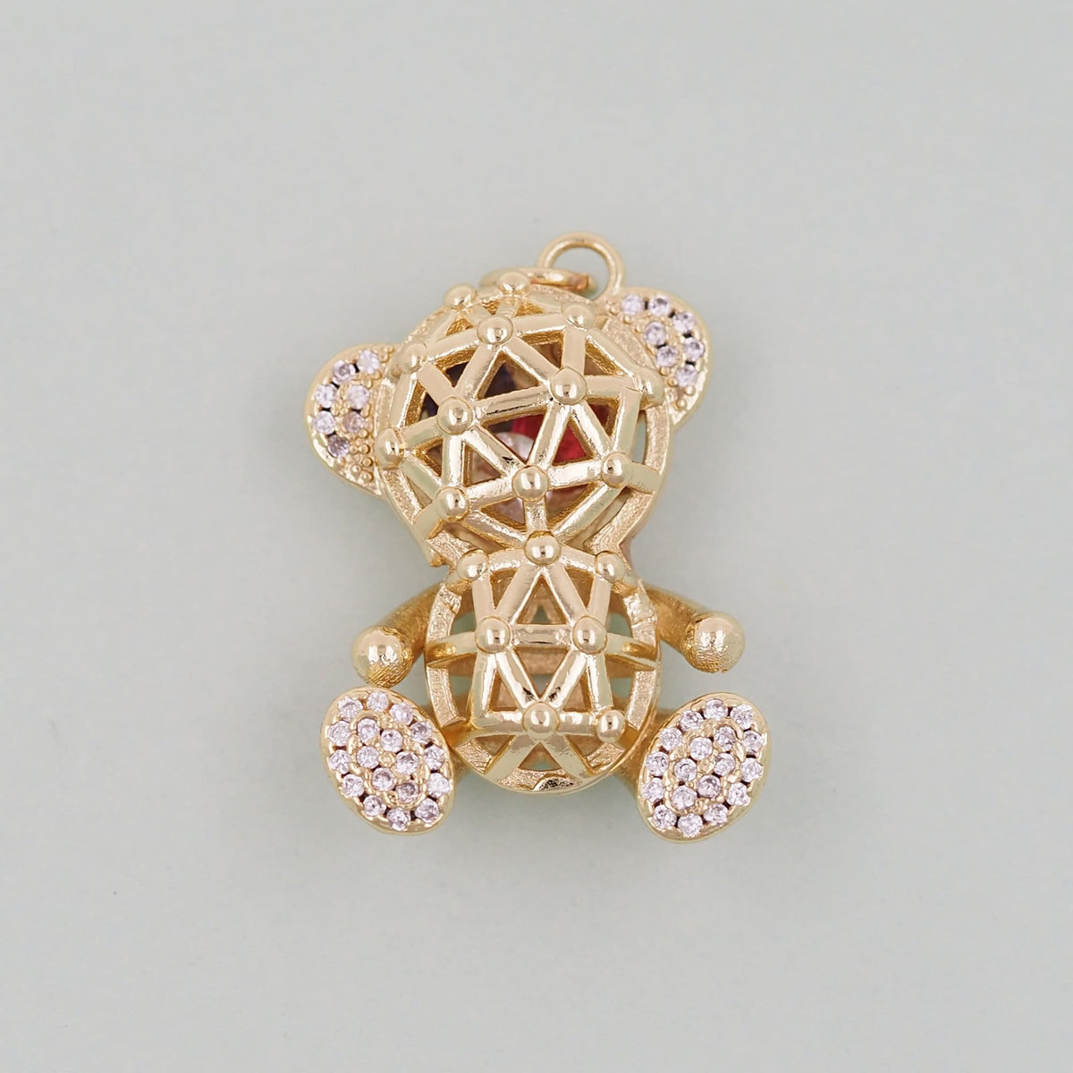 18K Gold Filled Hand Charm Pendant for Jewelry Making