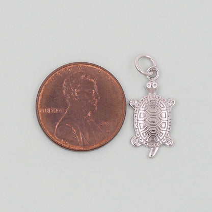 Gold turtle Charms,18K Gold Filled turtle Pendant,turtle Charm Bracelet Necklace for DIY Jewelry Making Supply