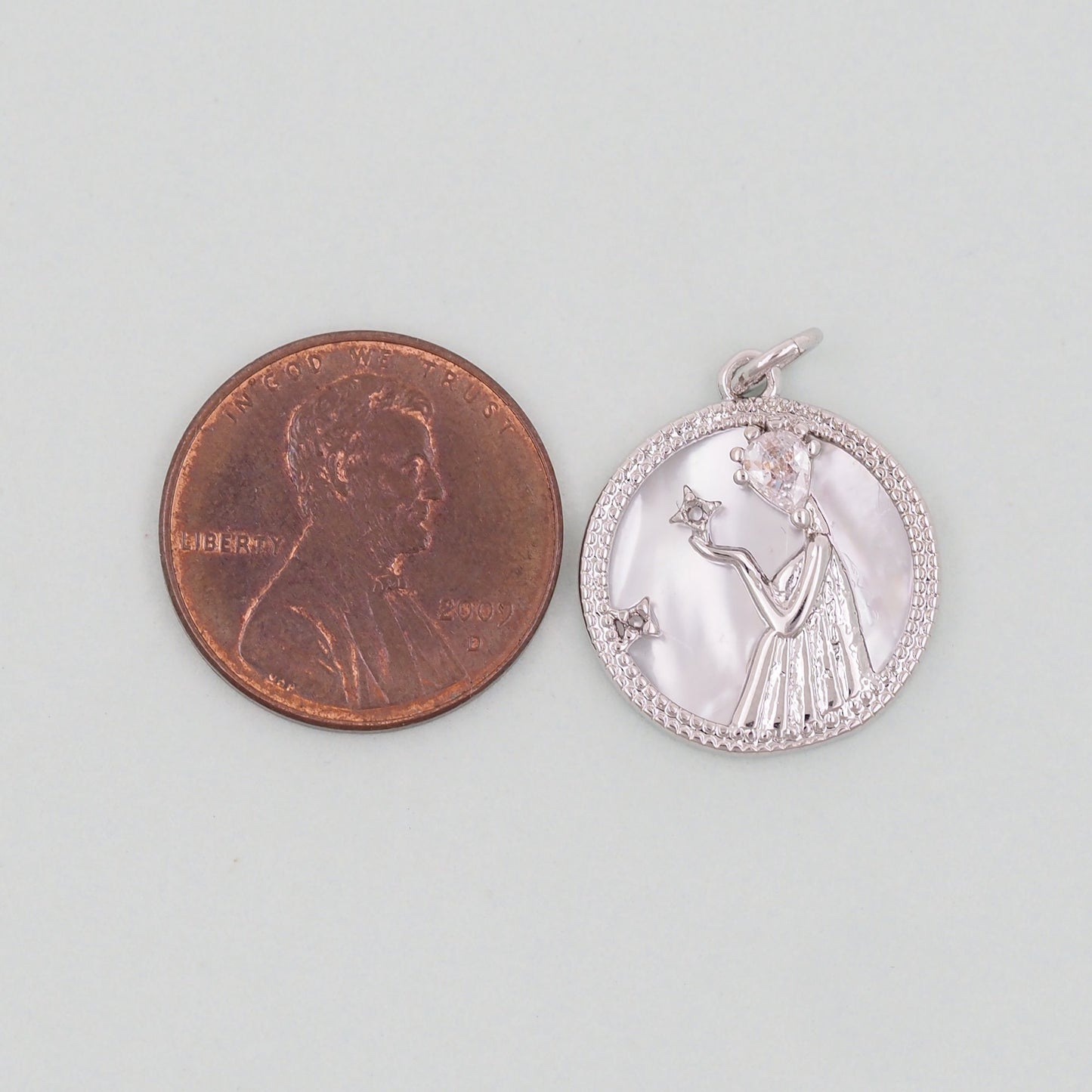 Gold Virgo Charms,18K Gold Filled Virgo Pendant,Virgo Charm Bracelet Necklace for DIY Jewelry Making Supply
