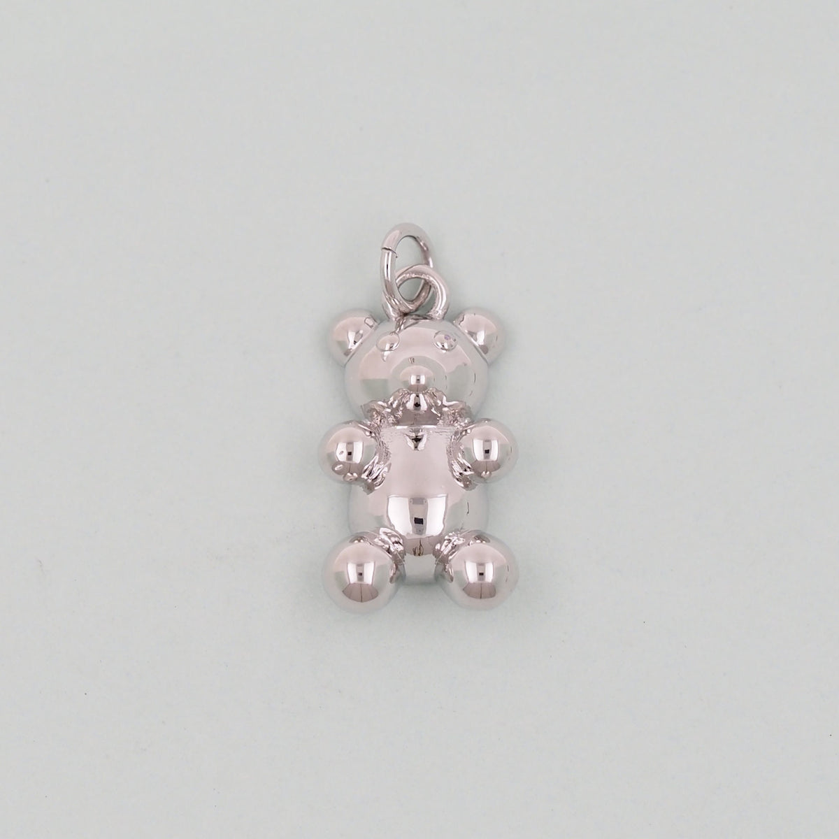 Gold Bear Charms,18K Gold Filled Bear Pendant,cute Bear Charm Bracelet Necklace for DIY Jewelry Making Supply