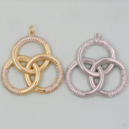Gold Geometric Charms,18K Gold Filled Geometric Pendant,Geometric Charm Bracelet Necklace for DIY Jewelry Making Supply