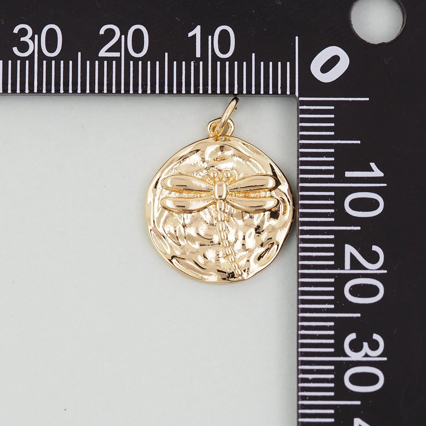 18K Gold Filled Dragonfly Pendant,Dragonfly Charm Bracelet Necklace for DIY Jewelry Making Supply