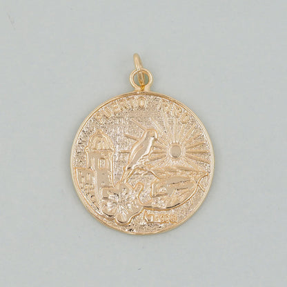 18K Gold Filled Hand Charm Pendant for Jewelry Making
