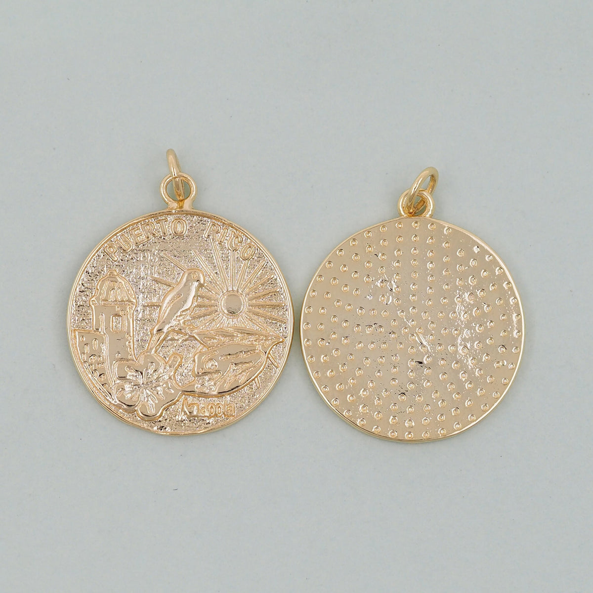 18K Gold Filled Hand Charm Pendant for Jewelry Making