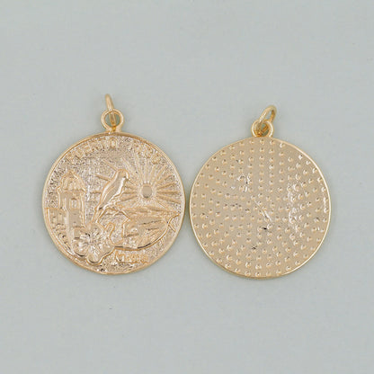 18K Gold Filled Hand Charm Pendant for Jewelry Making