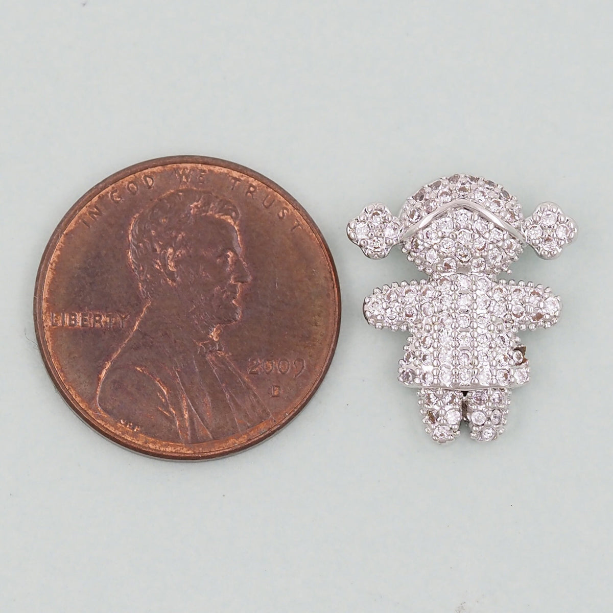 18K Gold Filled Hand Charm Pendant for Jewelry Making