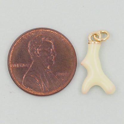 18K Gold Filled Hand Charm Pendant for Jewelry Making