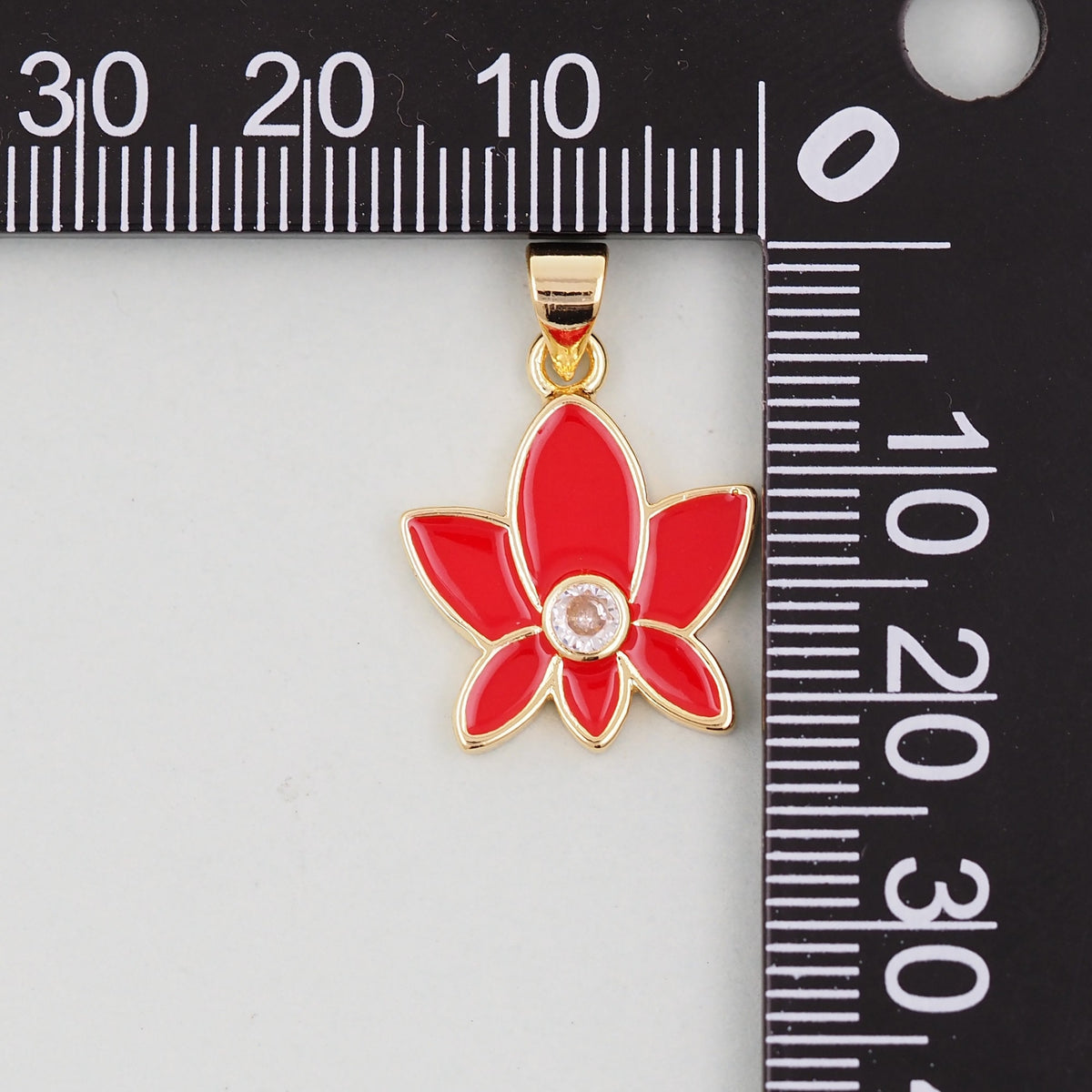 Gold Lotus Charms,18K Gold Filled Lotus Pendant,Flower Charm Bracelet Necklace for DIY Jewelry Making Supply