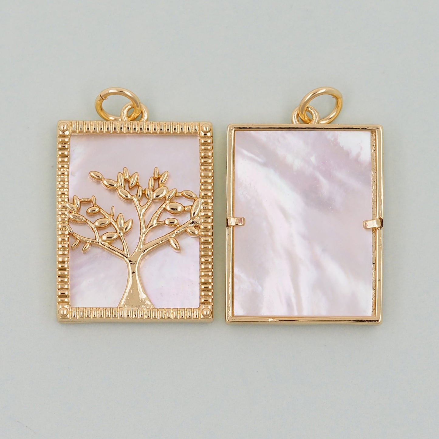Gold tree of life Charms,18K Gold Filled tree of life Pendant,Tree Charm Bracelet Necklace for DIY Jewelry Making Supply