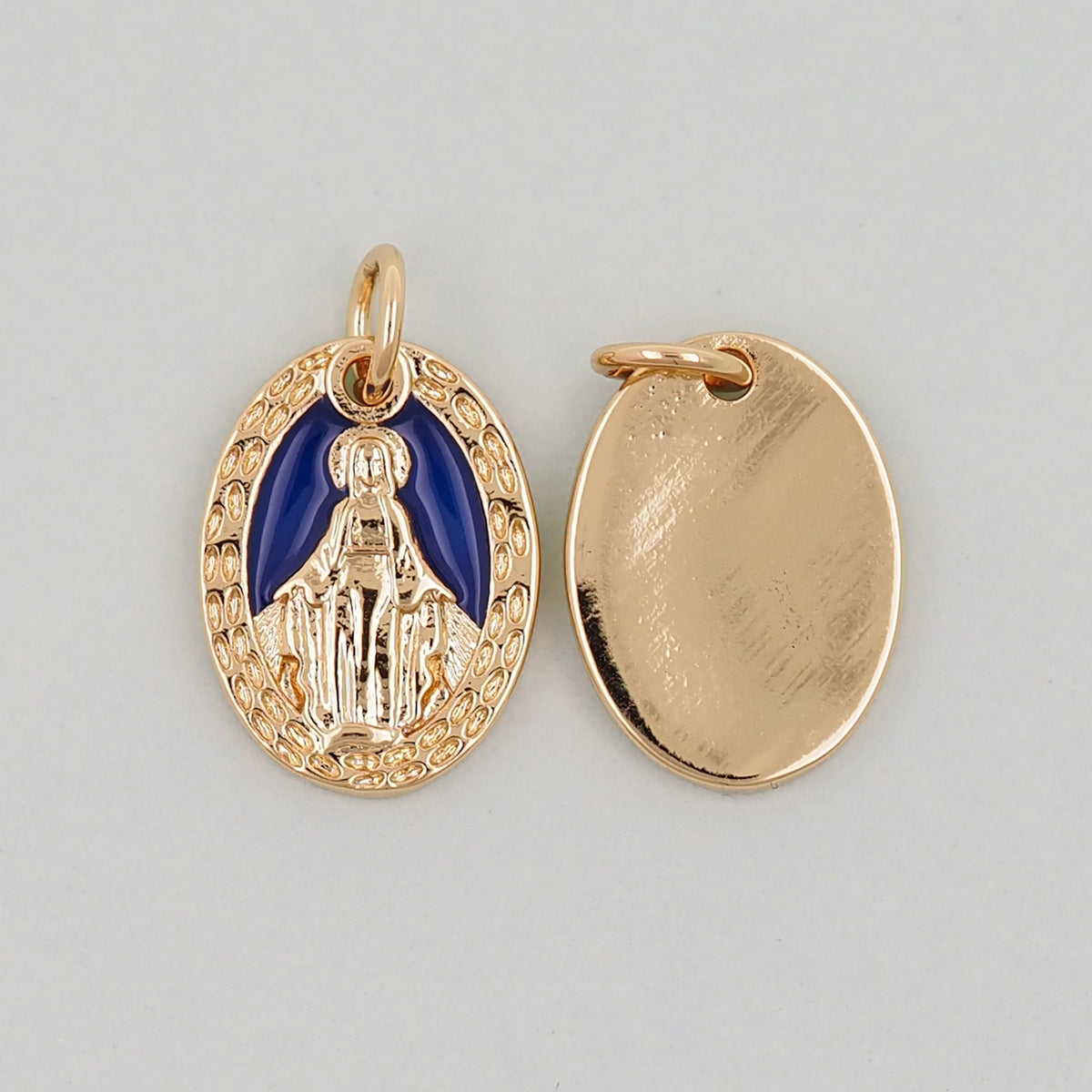 Gold virgin mary Charms,18K Gold Filled virgin mary Pendant,virgin mary Charm Bracelet Necklace for DIY Jewelry Making Supply