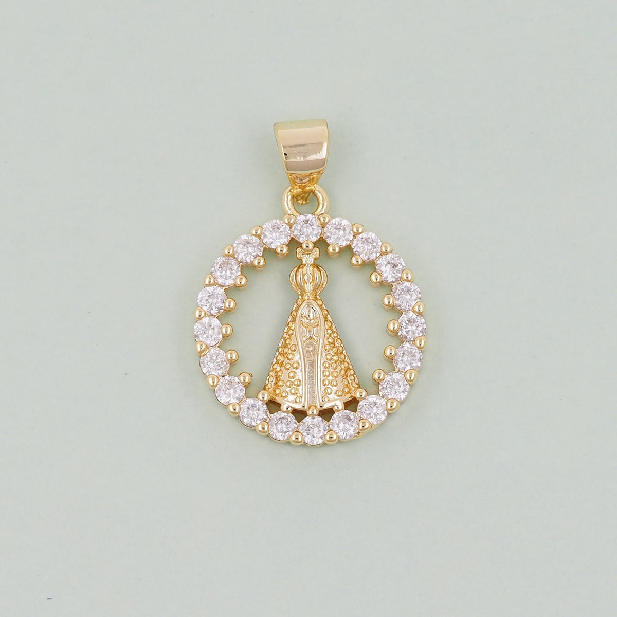Gold virgin mary Charms,18K Gold Filled virgin mary Pendant,virgin mary Charm Bracelet Necklace for DIY Jewelry Making Supply