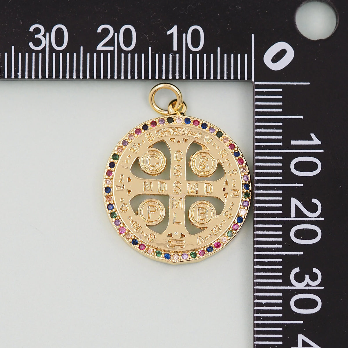 Gold religion Charms,18K Gold Filled religion Pendant,Cross Charm Bracelet Necklace for DIY Jewelry Making Supply