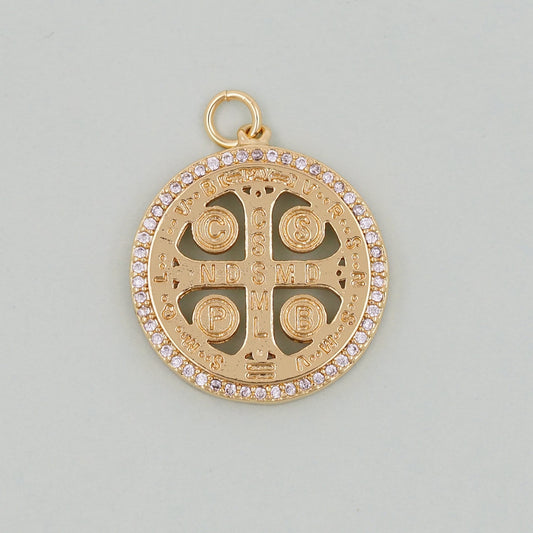 Gold religion Charms,18K Gold Filled religion Pendant,Cross Charm Bracelet Necklace for DIY Jewelry Making Supply