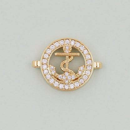 18K Gold Filled Hand Charm Pendant for Jewelry Making