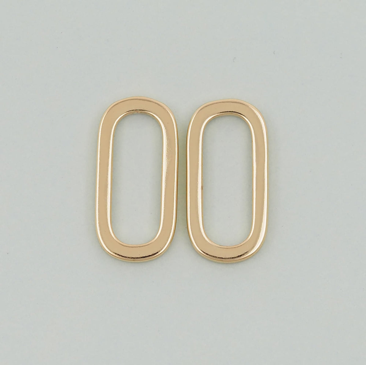 Gold rectangle Charms,18K Gold Filled Oval Pendant,rectangle Charm Bracelet Necklace for DIY Jewelry Making Supply
