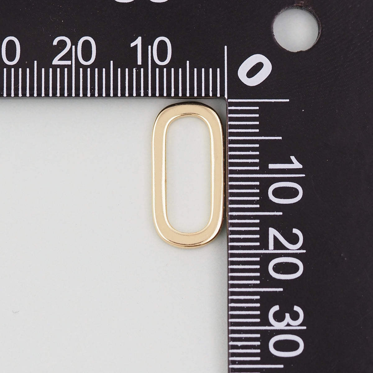 Gold rectangle Charms,18K Gold Filled Oval Pendant,rectangle Charm Bracelet Necklace for DIY Jewelry Making Supply