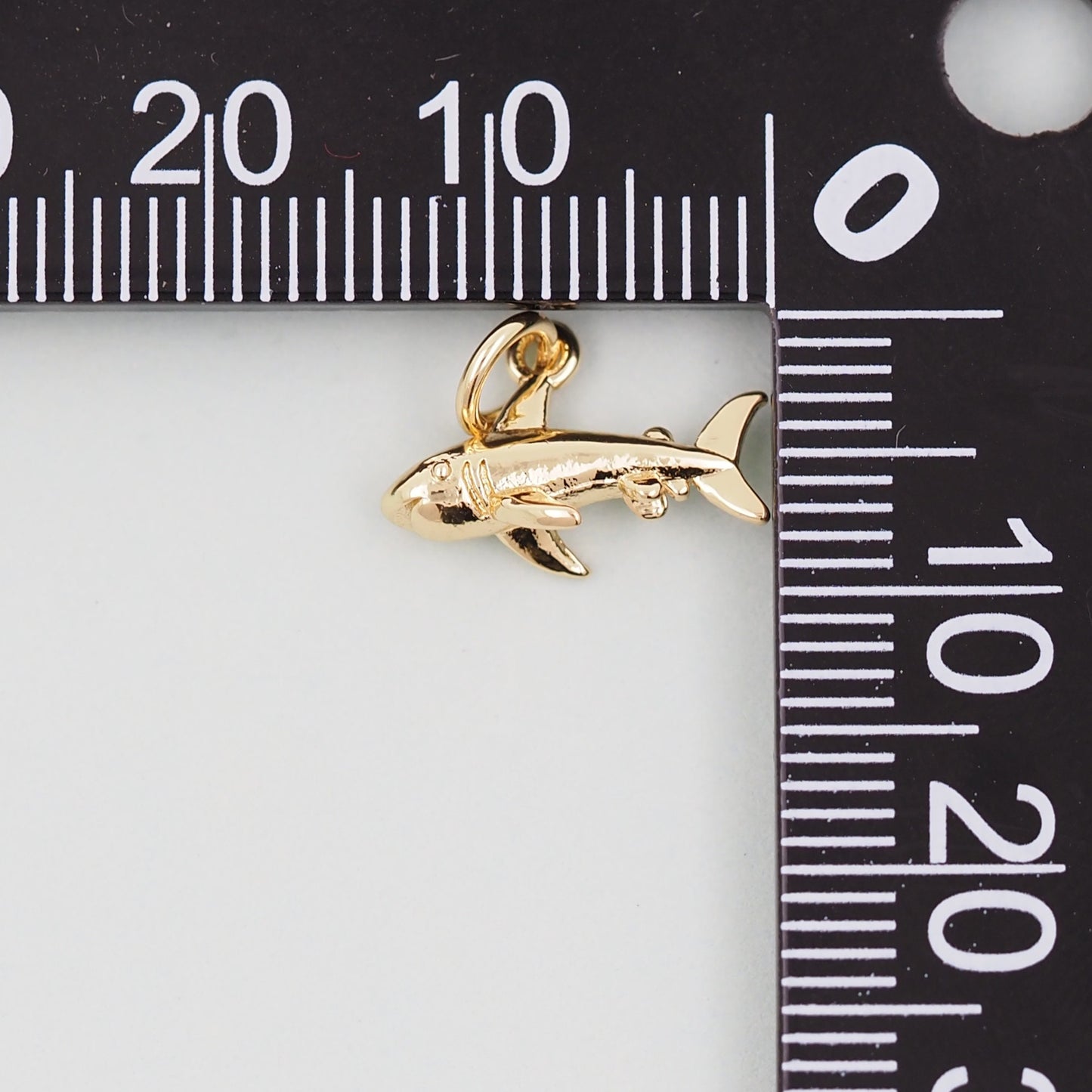Gold shark Charms,18K Gold Filled shark Pendant,Silver shark Charm Bracelet Necklace for DIY Jewelry Making Supply