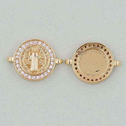 Gold Benedict Charms,18K Gold Filled Benedict Pendant,Benedict Charm Bracelet Necklace for DIY Jewelry Making Supply
