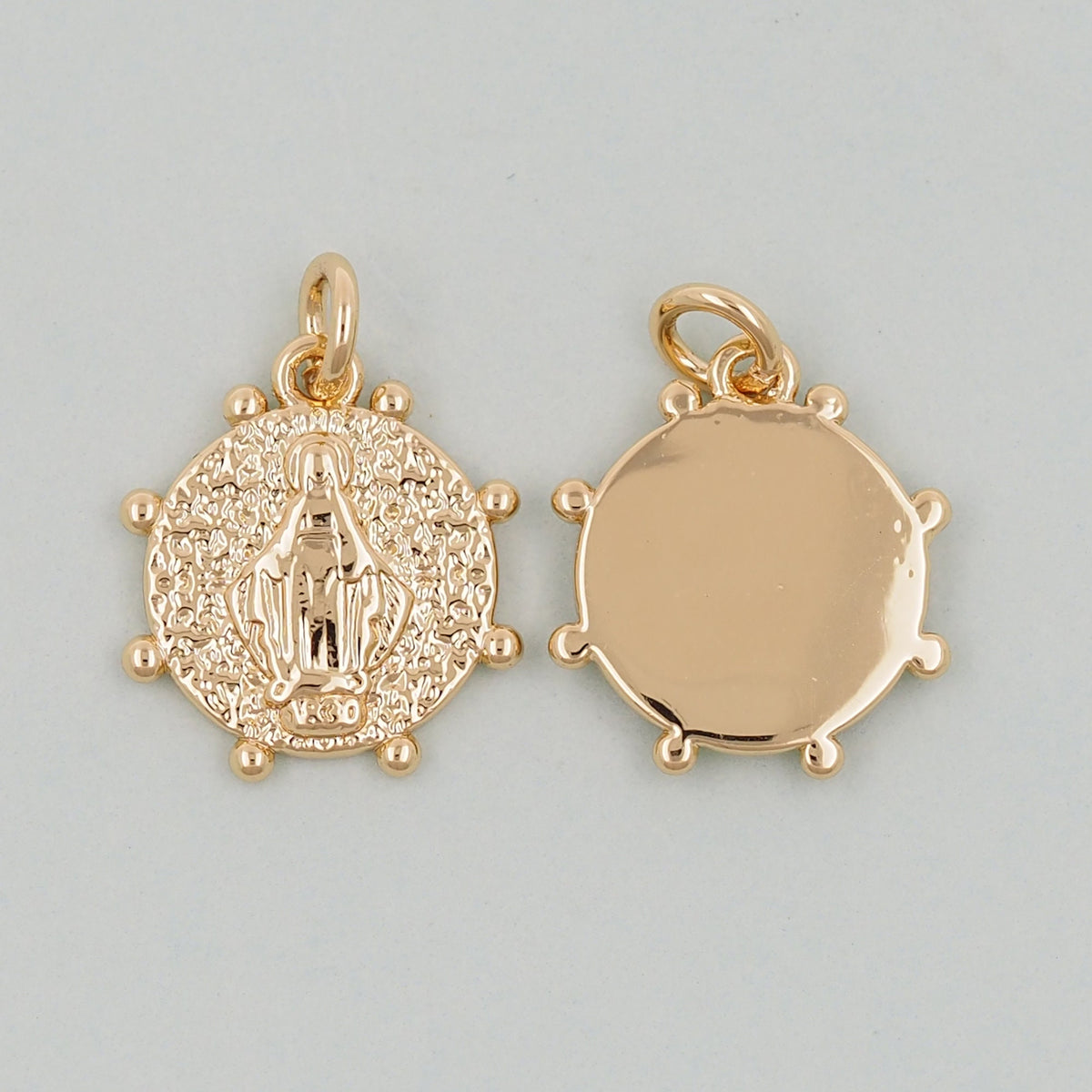 18K Gold Filled Charm Pendant for Jewelry Making