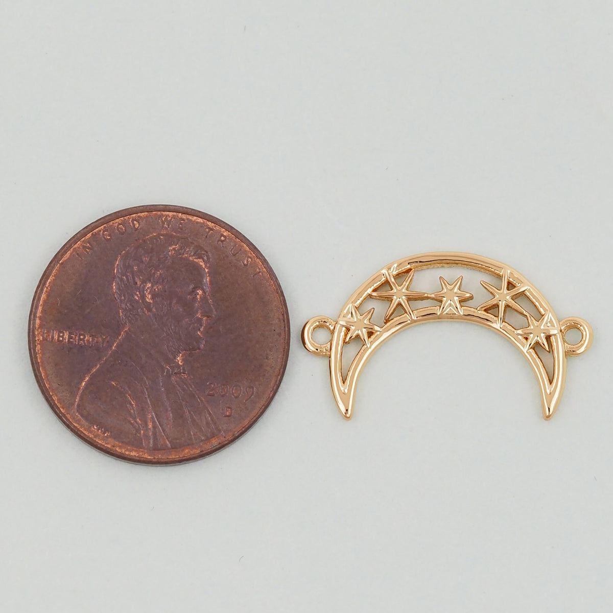 18K Gold Filled Star Charm Pendant for Jewelry Making
