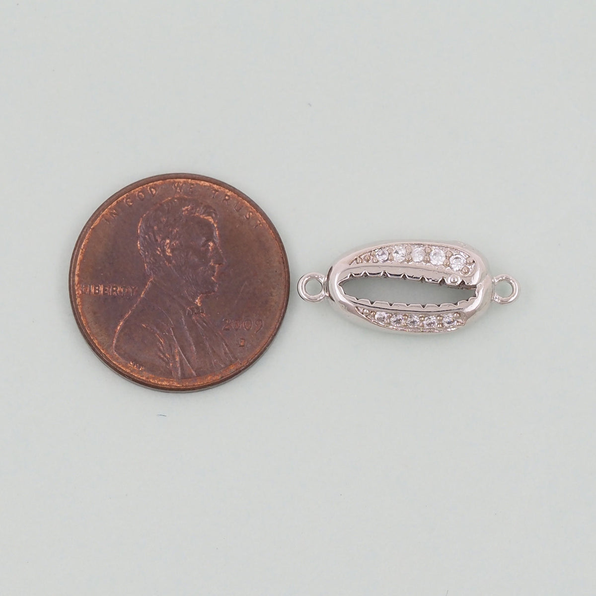 18K Gold Filled Shell Charm Pendant for Jewelry Making