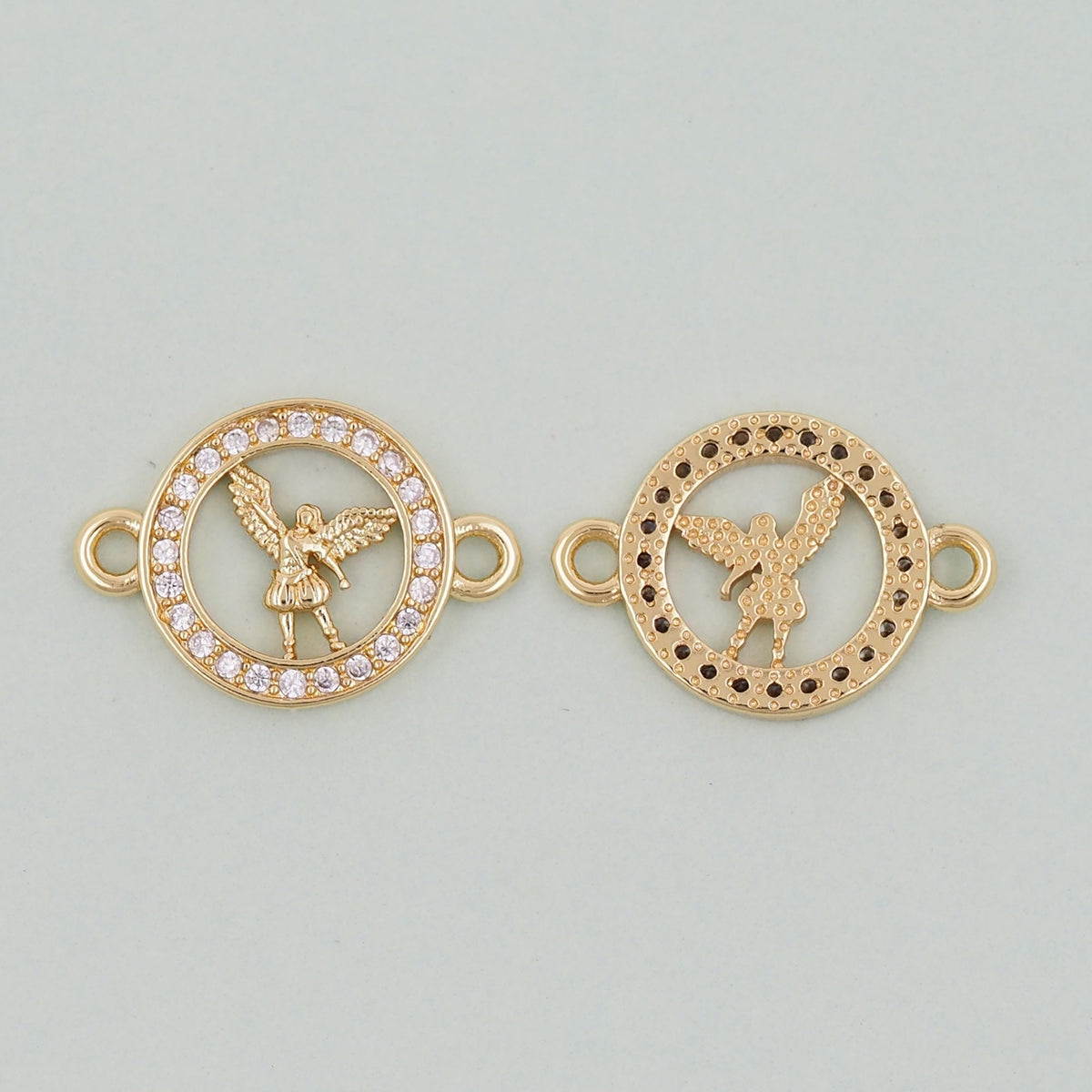 18K Gold Filled Angel Connector for Jewelry Making