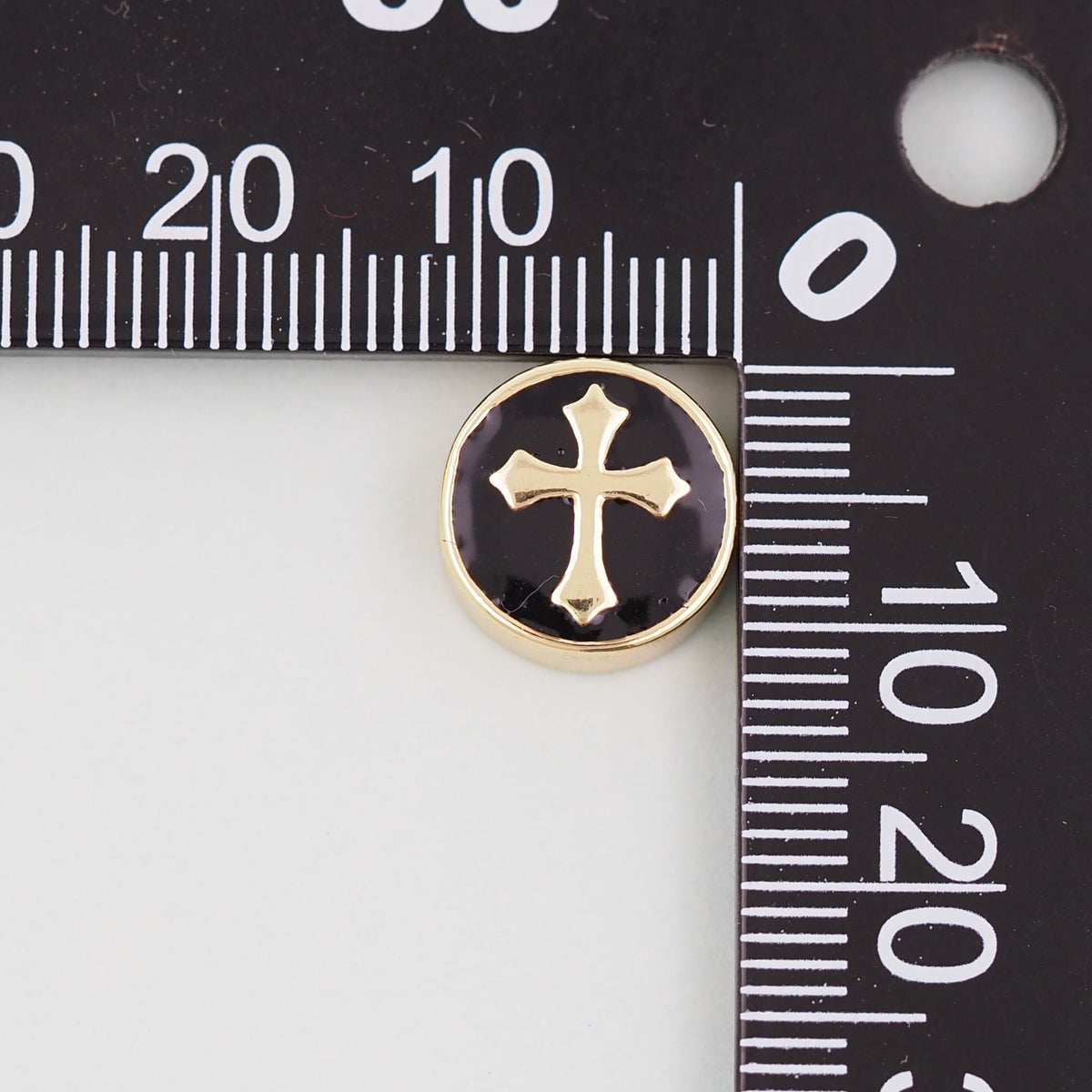18K Gold Filled Cross Jewelry Beads 2 mm for Jewelry Making