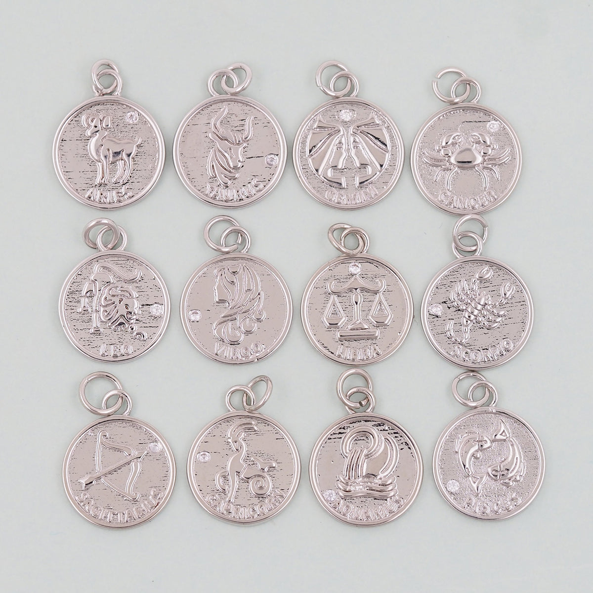 18K Gold Filled Zodiac Constellation Charms,Zodiac Symbol,Horoscope Charm,Gold Astrological Zodiac Sign Minimalist Jewelry