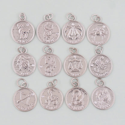 18K Gold Filled Zodiac Constellation Charms,Zodiac Symbol,Horoscope Charm,Gold Astrological Zodiac Sign Minimalist Jewelry