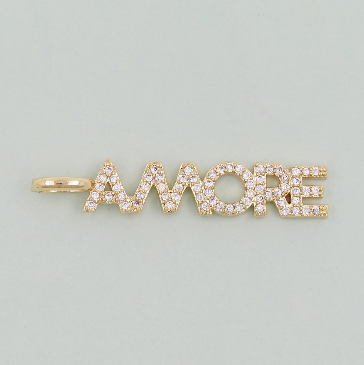 18K Gold Filled Letter Charm Pendant for Jewelry Making