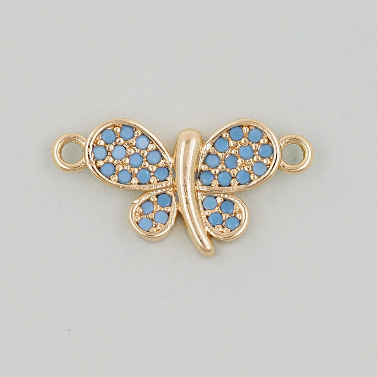 18K Gold Filled Butterfly Connector for Jewelry Making