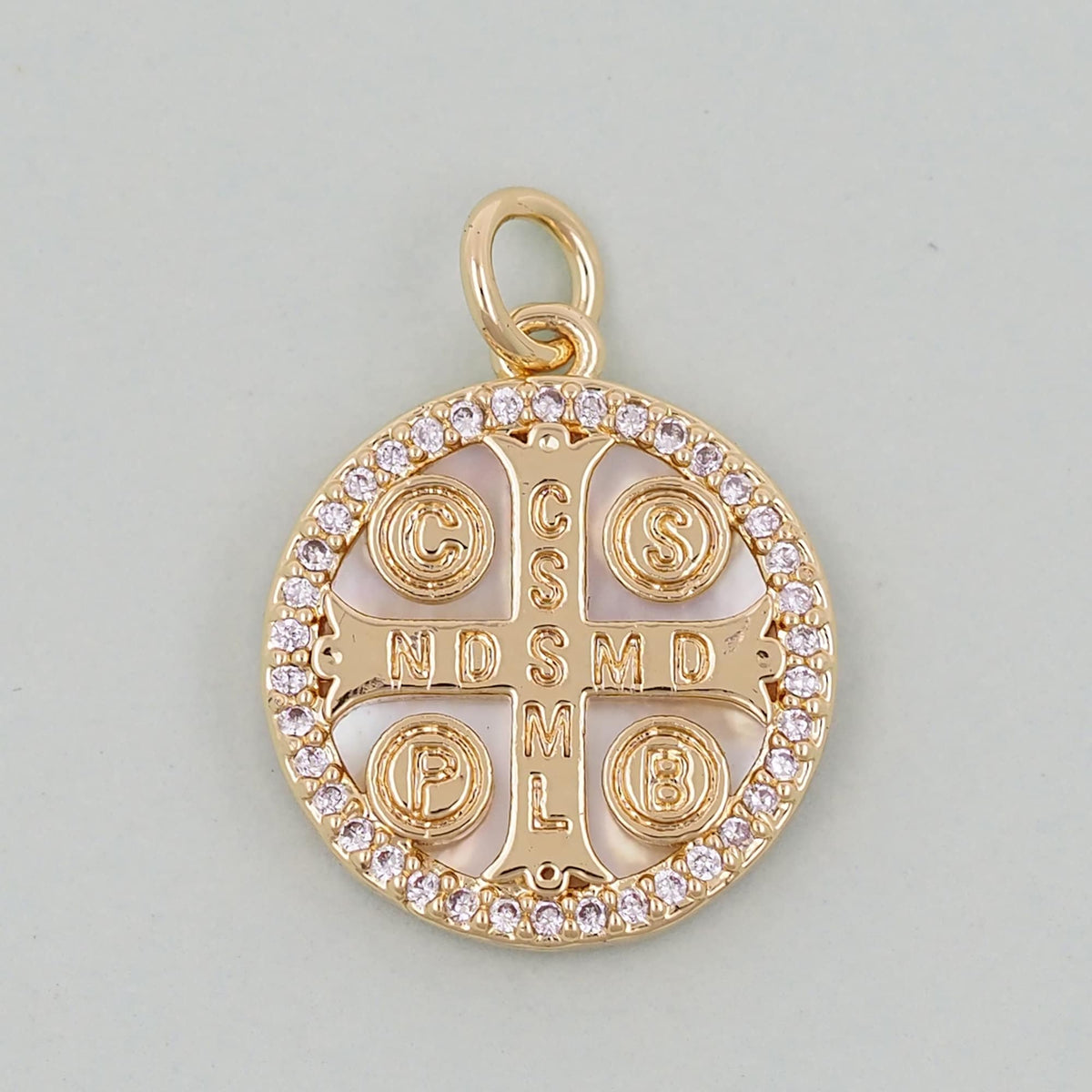 Gold religion Charms,18K Gold Filled religion Pendant,Cross Charm Bracelet Necklace for DIY Jewelry Making Supply