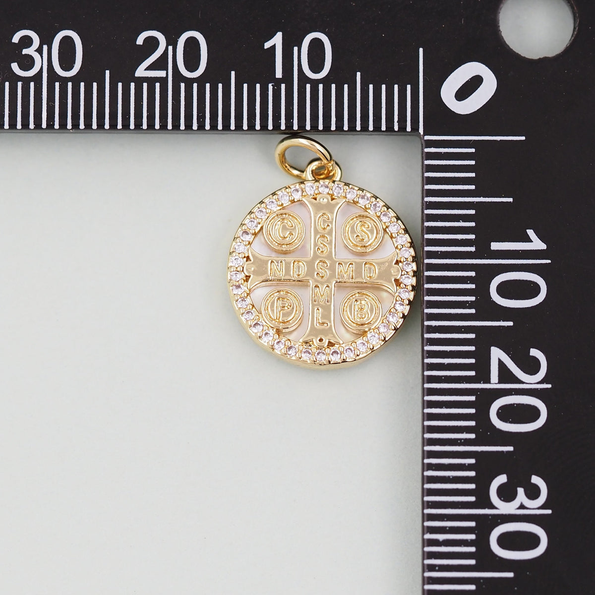 Gold religion Charms,18K Gold Filled religion Pendant,Cross Charm Bracelet Necklace for DIY Jewelry Making Supply