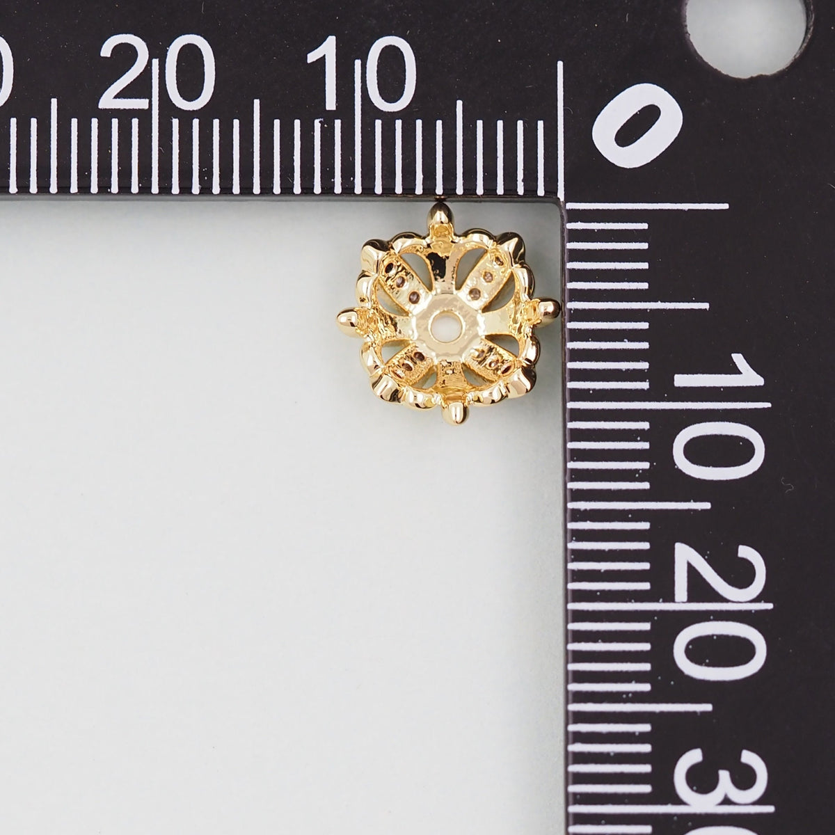 18K Gold Filled Flower Spacer Beads for Jewelry Making