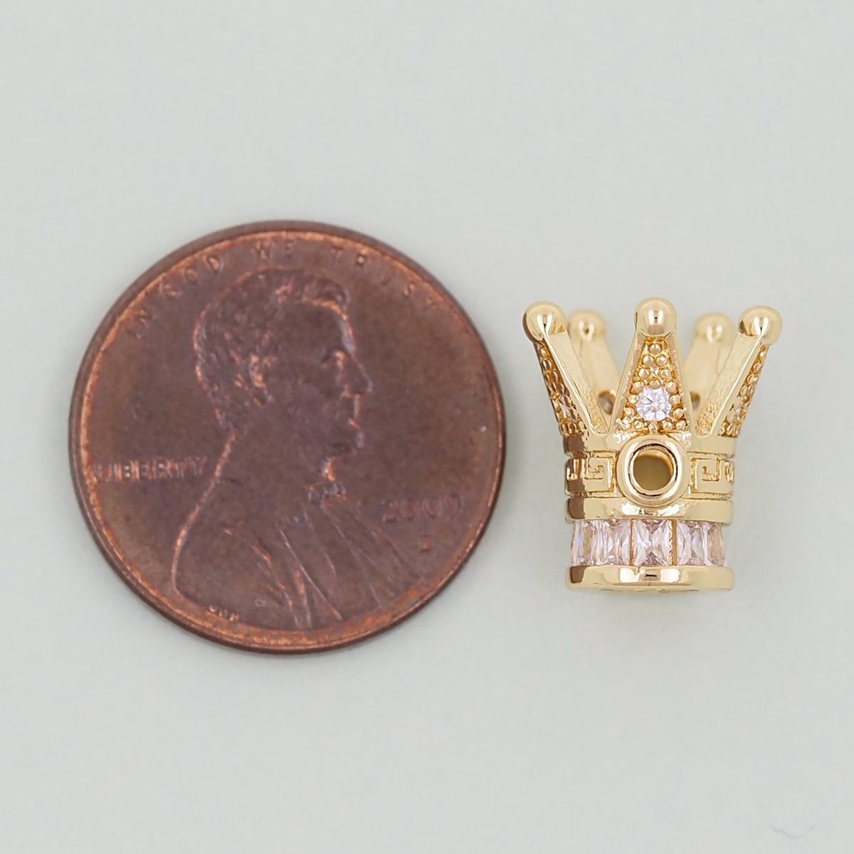 18K Gold Filled Hand Charm Pendant for Jewelry Making