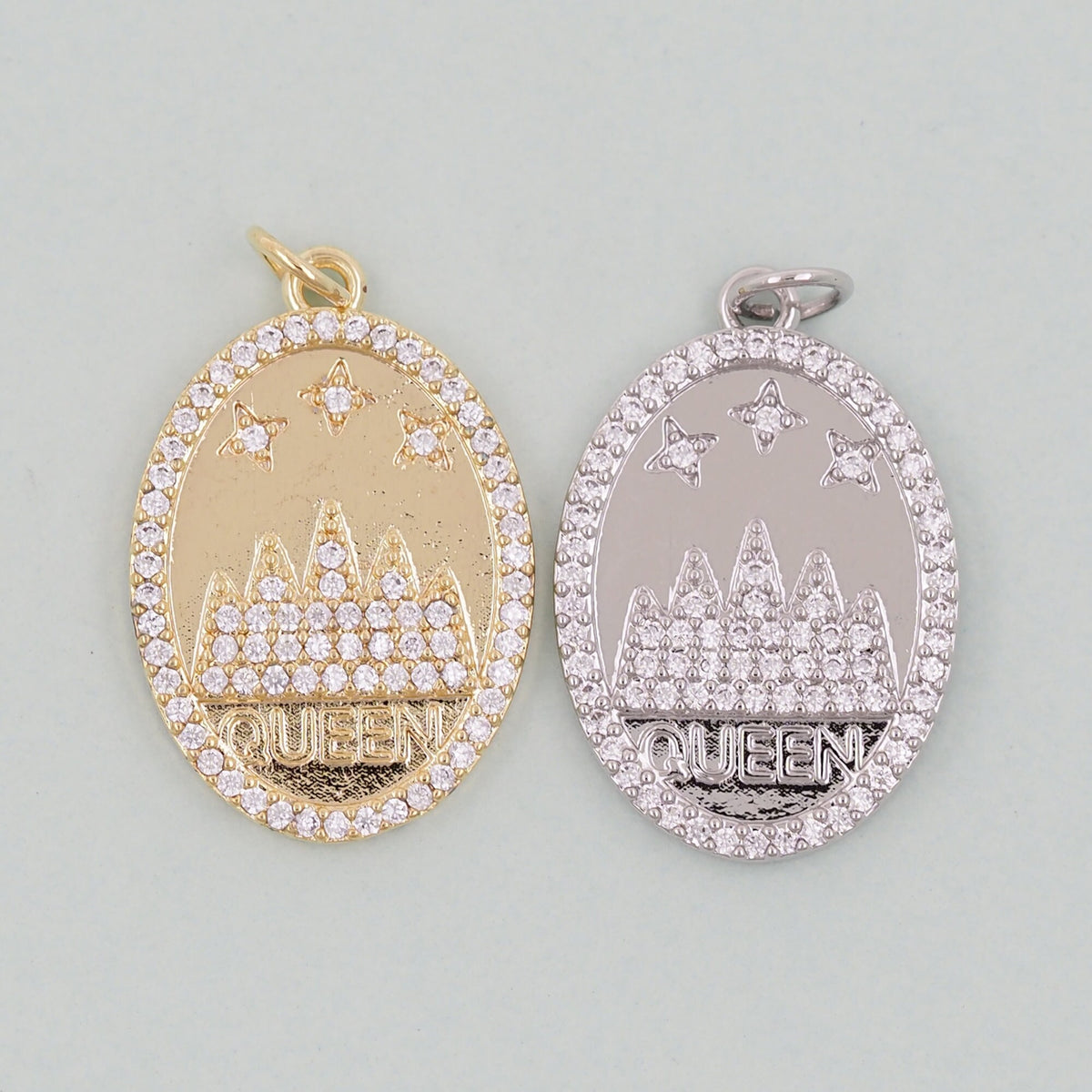 18K Gold Filled Hand Charm Pendant for Jewelry Making