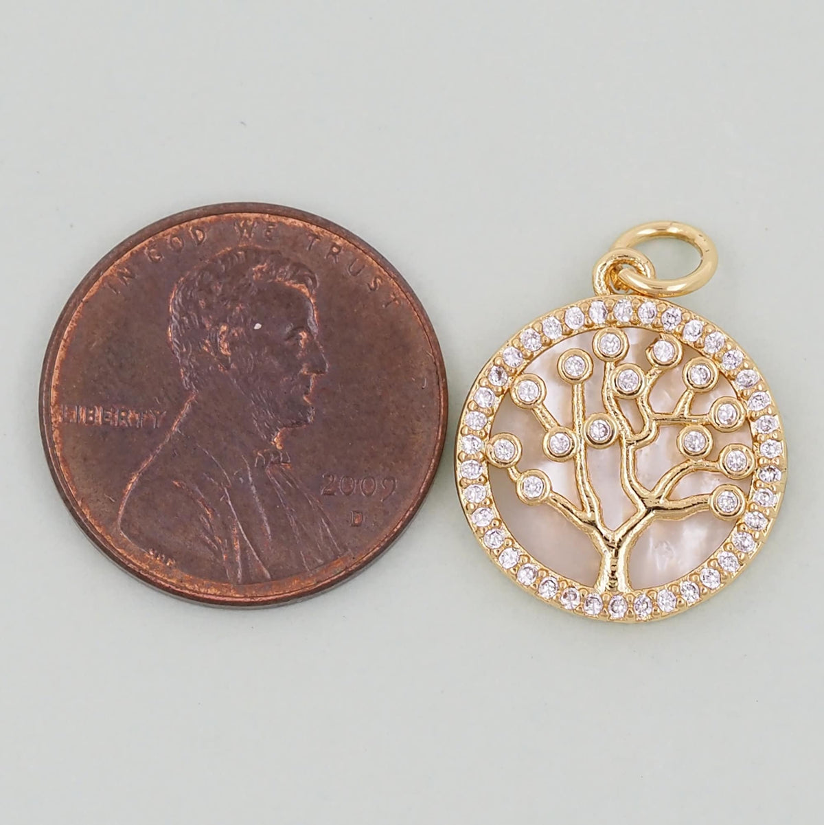 Gold tree of Life Charms,18K Gold Filled tree of Life Pendant,Silver tree of Life Charm Bracelet Necklace for DIY Jewelry Mak