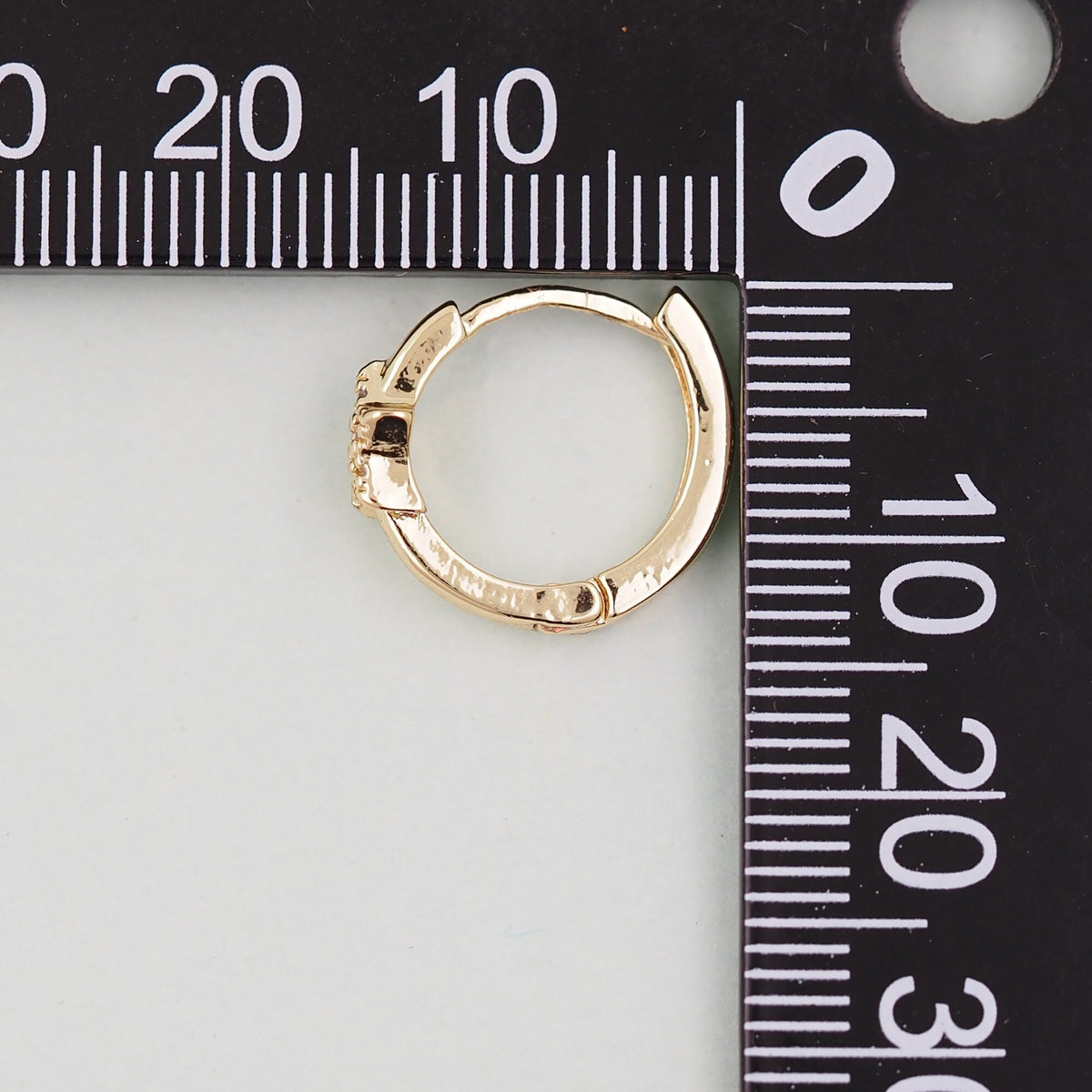18K Gold Filled Star Huggie Hoop Earrings for Jewelry Making