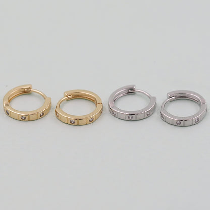 1pair 18K Gold Filled Hoops Earrings,Gold Earrings,Dainty Hoops Huggie,Gold Huggies Hoop Earrings
