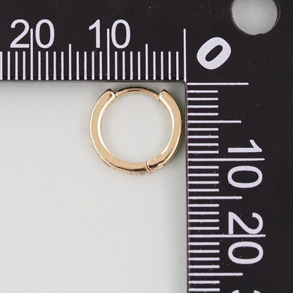 1pair 18K Gold Filled Hoops Earrings,Gold Earrings,Dainty Hoops Huggie,Gold Huggies Hoop Earrings