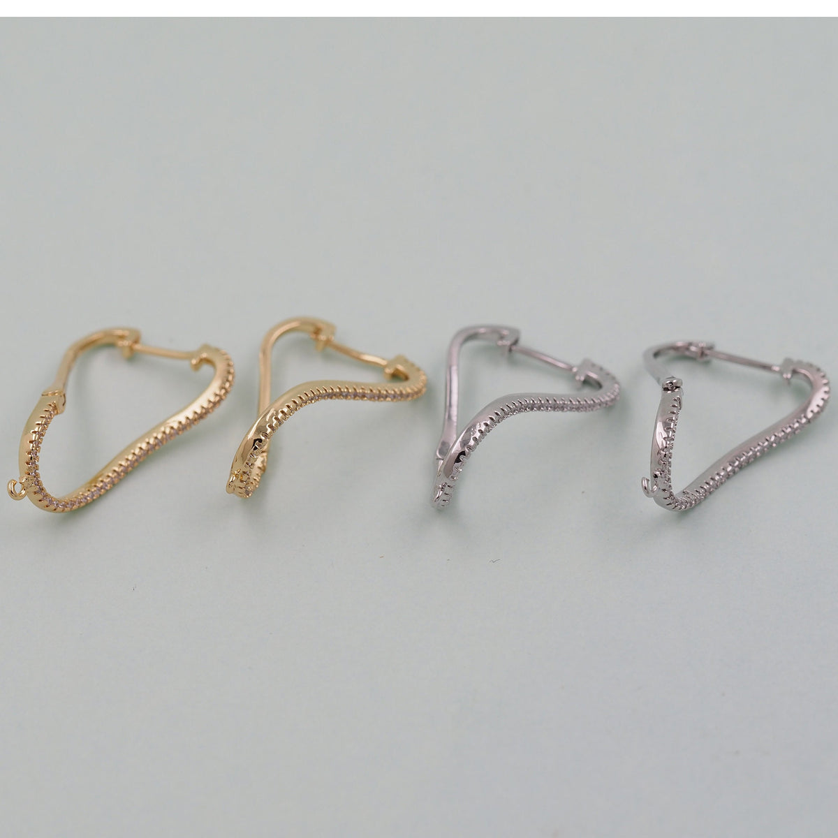 1pair 18K Gold Filled thin twist Hoops Earrings,Gold Earrings,Dainty Hoops Huggie,Gold Huggies Hoop Earrings