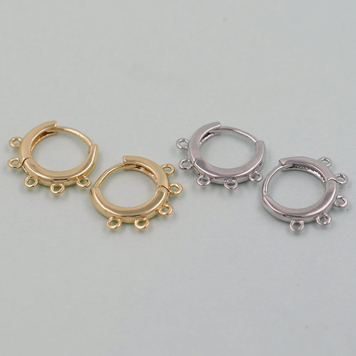 18K Gold Filled Huggie Hoop Earrings for Jewelry Making