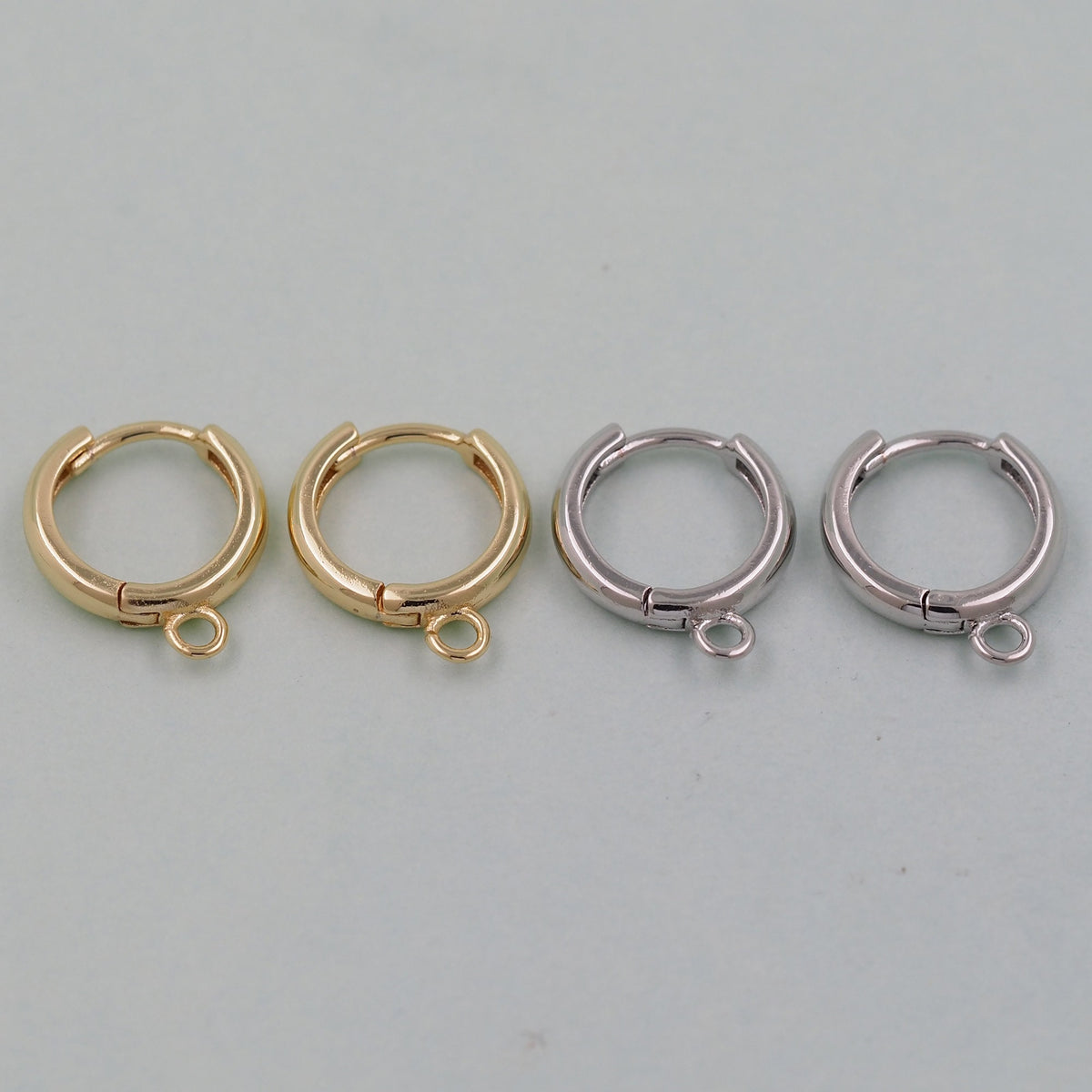 1pair 18K Gold Filled Hoops Earrings,Gold Earrings,Dainty Hoops Huggie,Gold Huggies Hoop Earrings