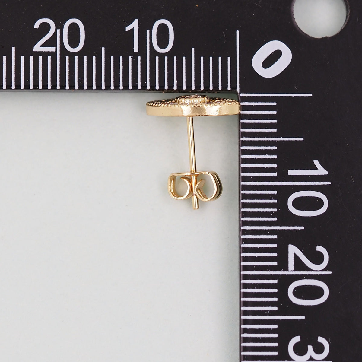 18K Gold Filled Evil Eye Charm Pendant for Jewelry Making